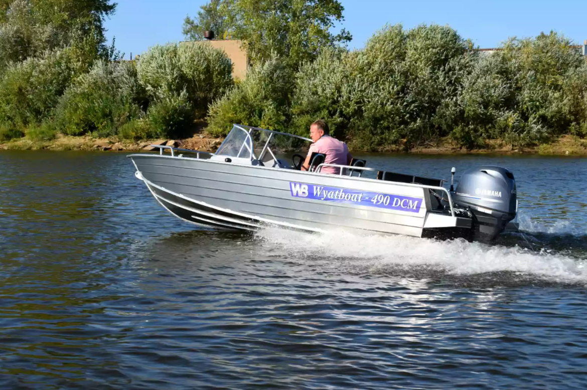Алюминиевый катер Wyatboat-490 DCM в Петрозаводске