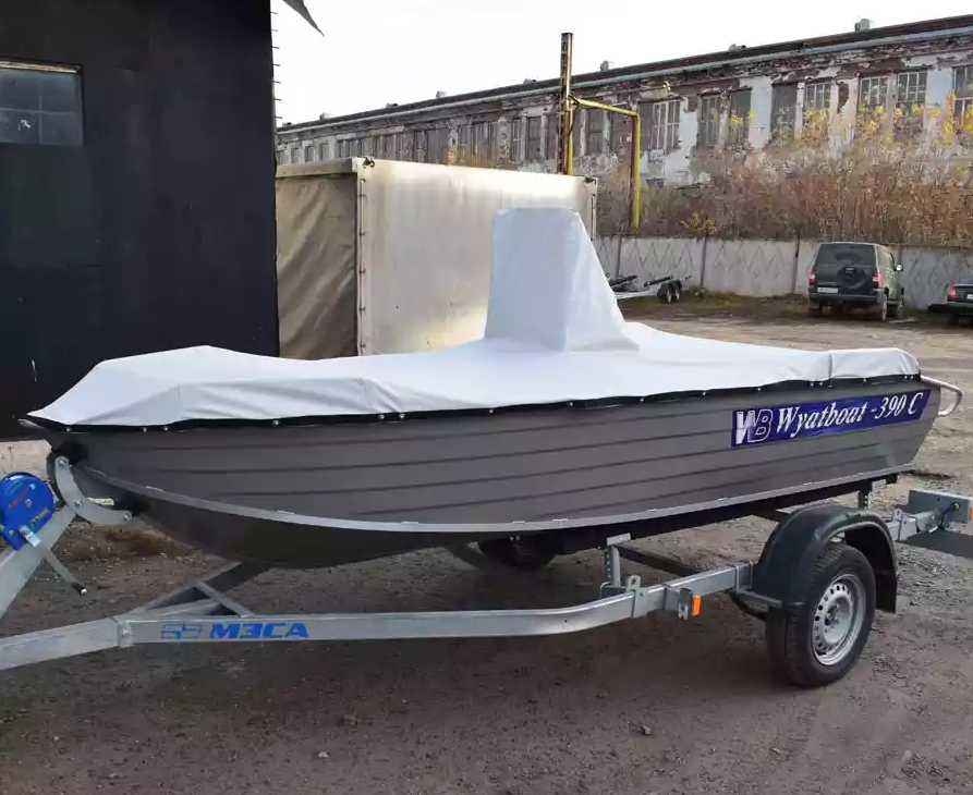 Алюминиевая лодка Wyatboat-390 C в Петрозаводске