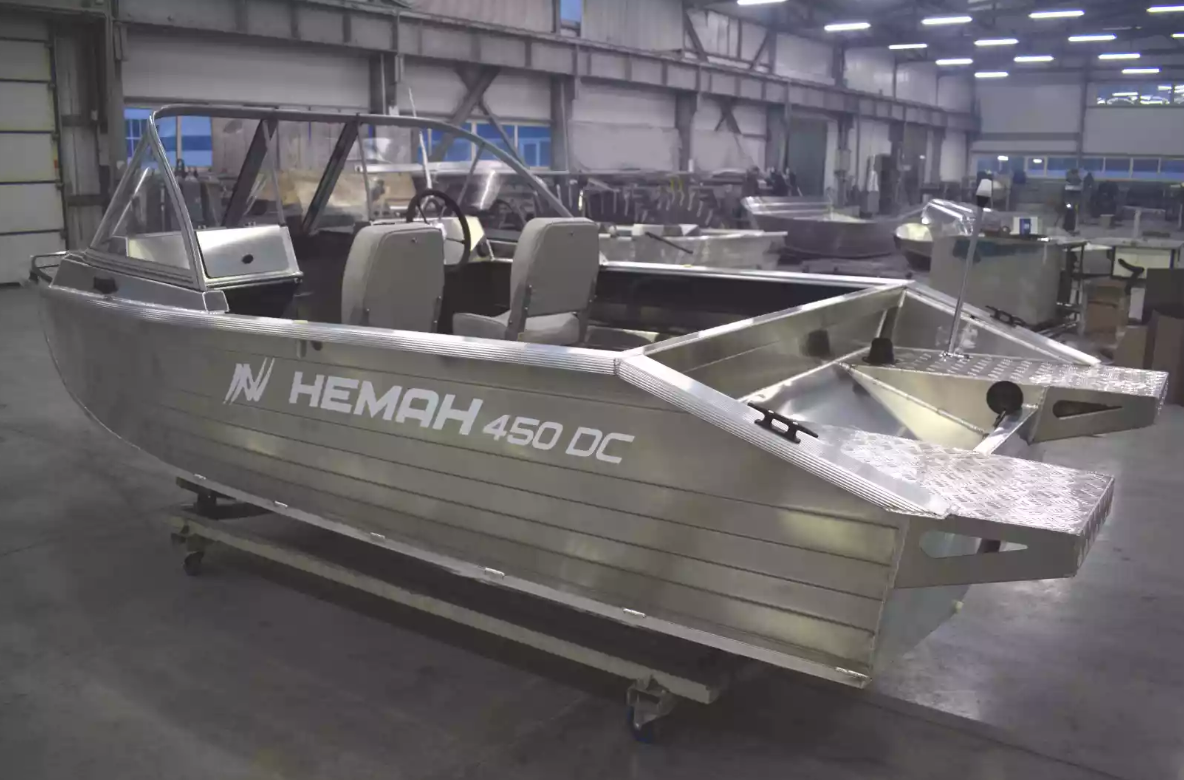 Алюминиевый катер Неман-450 DC NEW без покраски в Петрозаводске