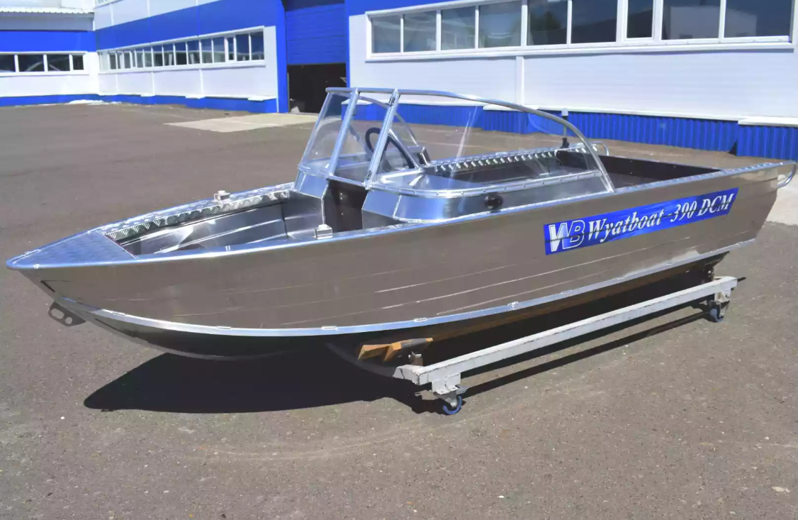 Алюминиевая лодка Wyatboat-390 DCM в Петрозаводске