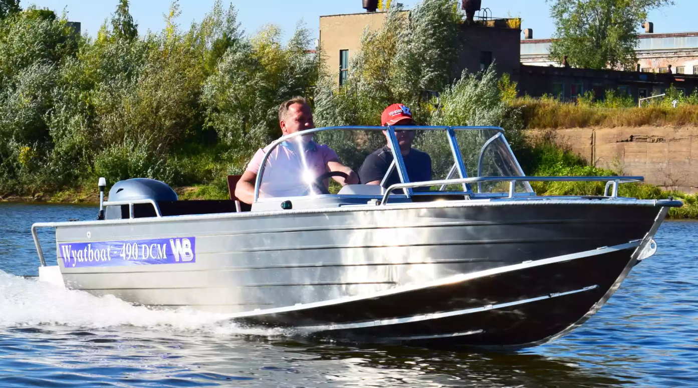 Алюминиевый катер Wyatboat-490 DCM в Петрозаводске