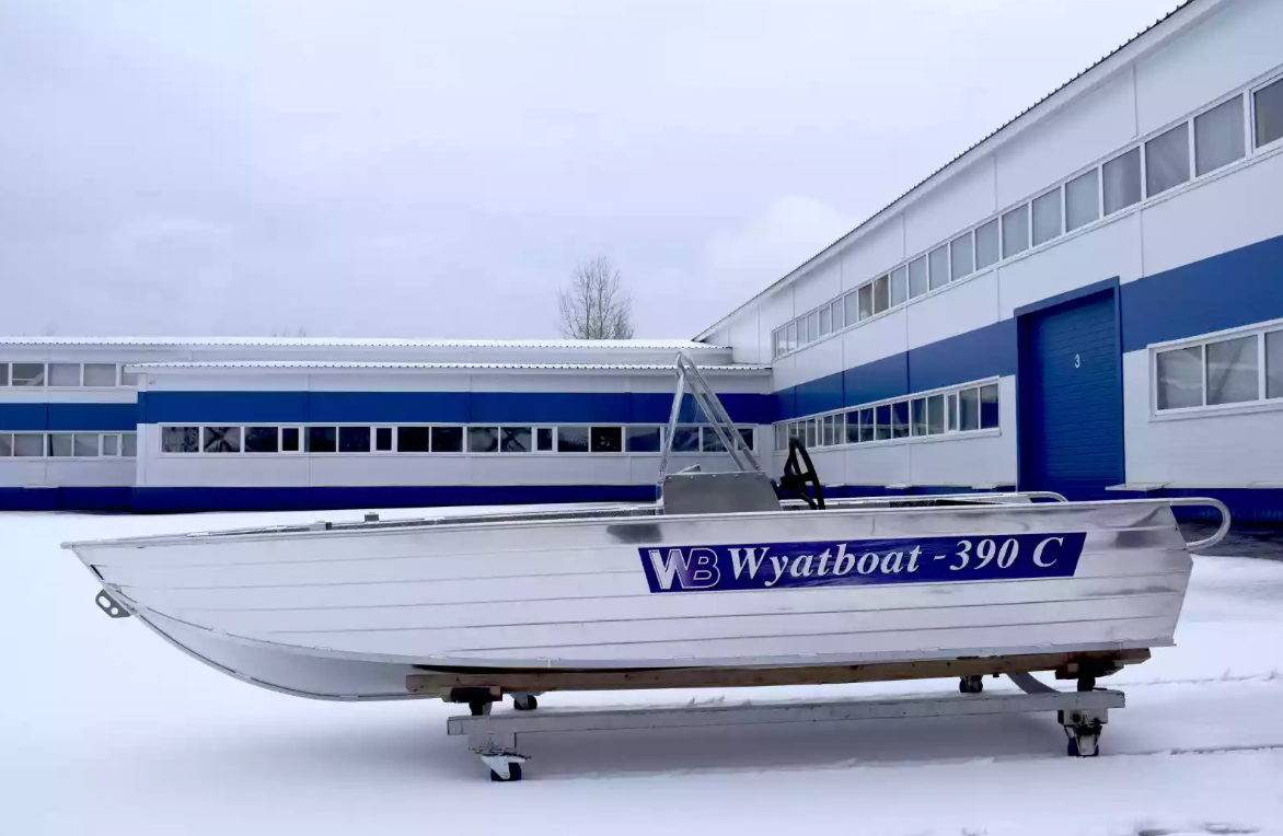 Алюминиевый катер Wyatboat-390 C в Петрозаводске