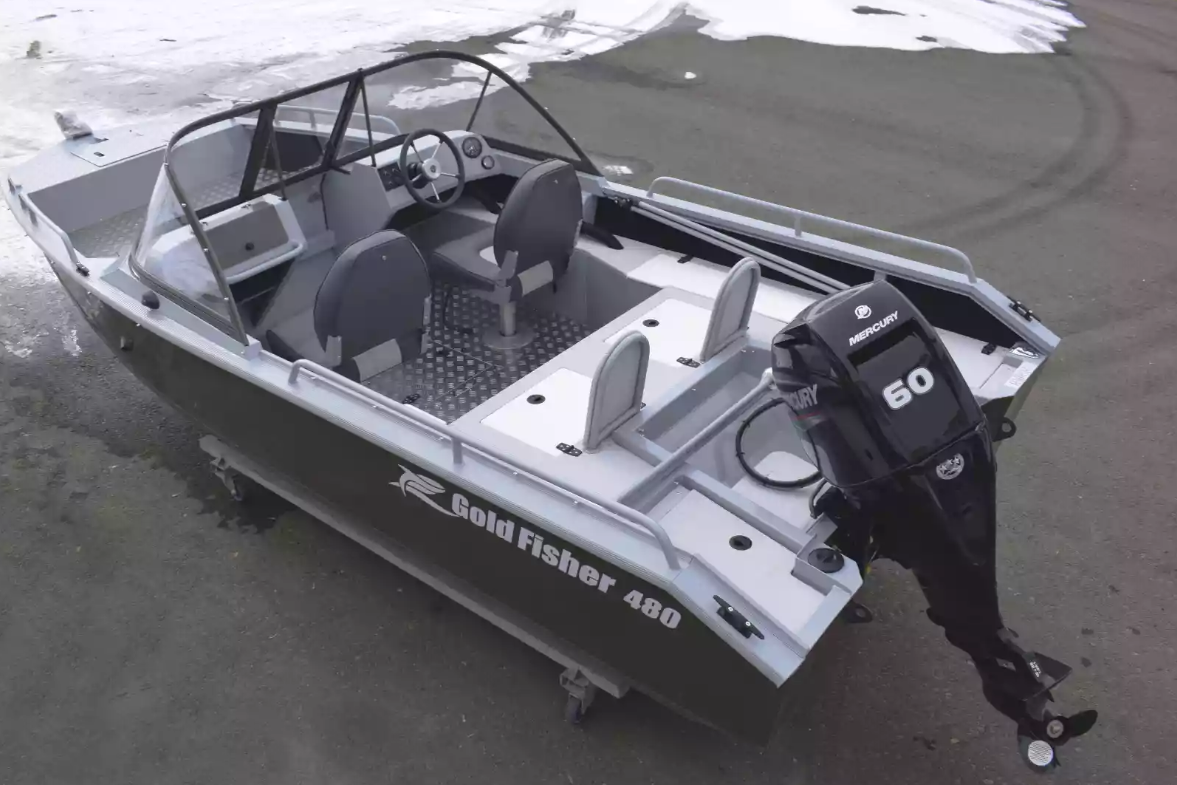 Алюминиевый катер Gold Fisher 480 DCM FISH в Петрозаводске