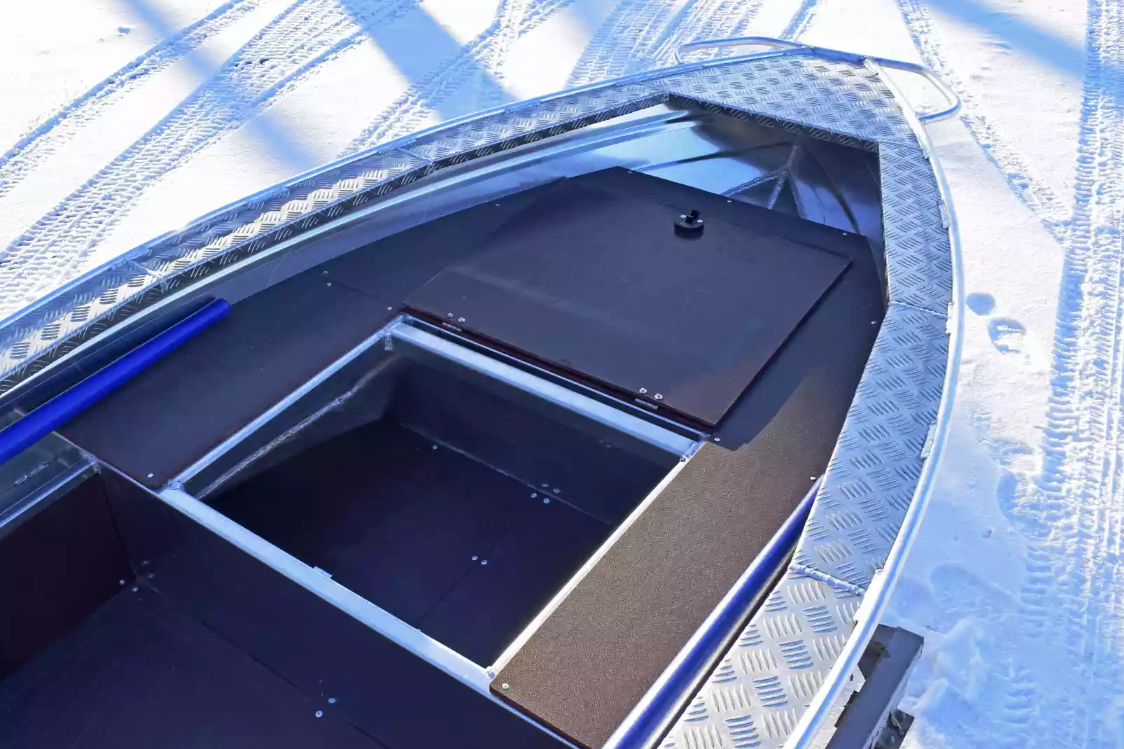 Алюминиевая лодка Wyatboat-370 Р FISH в Петрозаводске