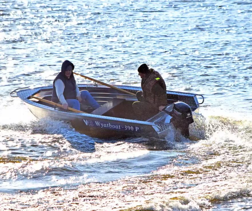 Алюминиевая лодка Wyatboat-390 P в Петрозаводске