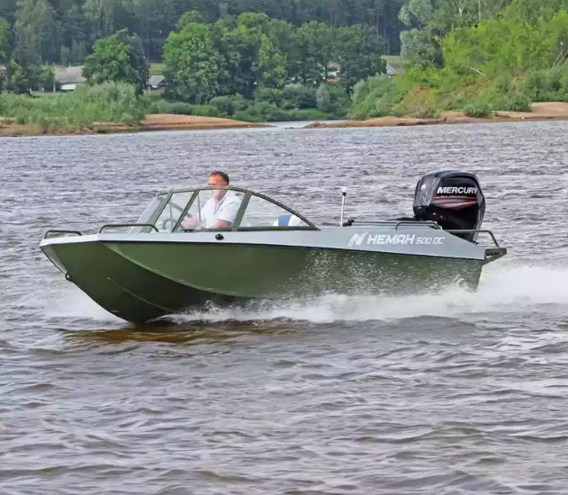 Алюминиевый катер Неман 500 DC водомёт в Петрозаводске