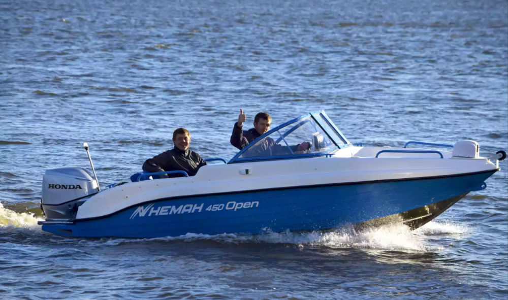 Комбинированный катер Neman-450 Open в Петрозаводске
