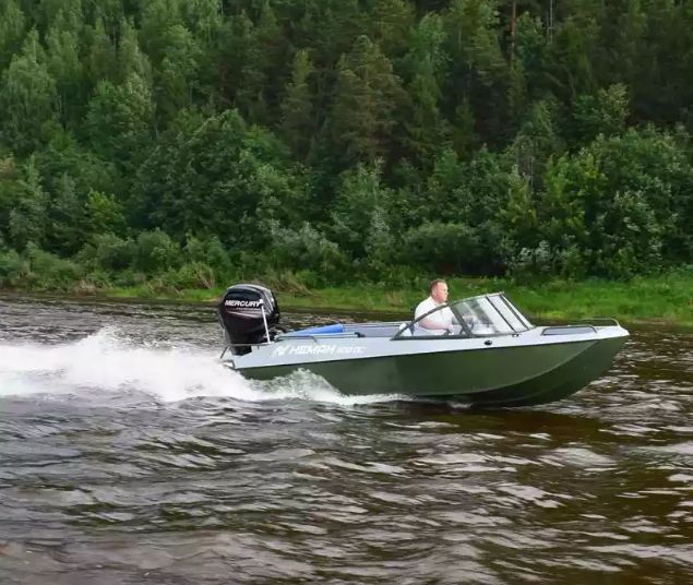 Алюминиевый катер Неман 500 DC водомёт в Петрозаводске