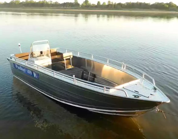 Алюминиевый катер Wyatboat-490 C в Петрозаводске
