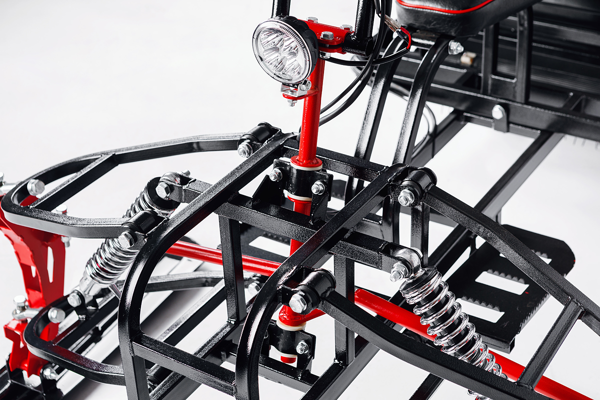 Лыжный модуль IKUDZO с подогревом ручек пластиковые лыжи в Петрозаводске