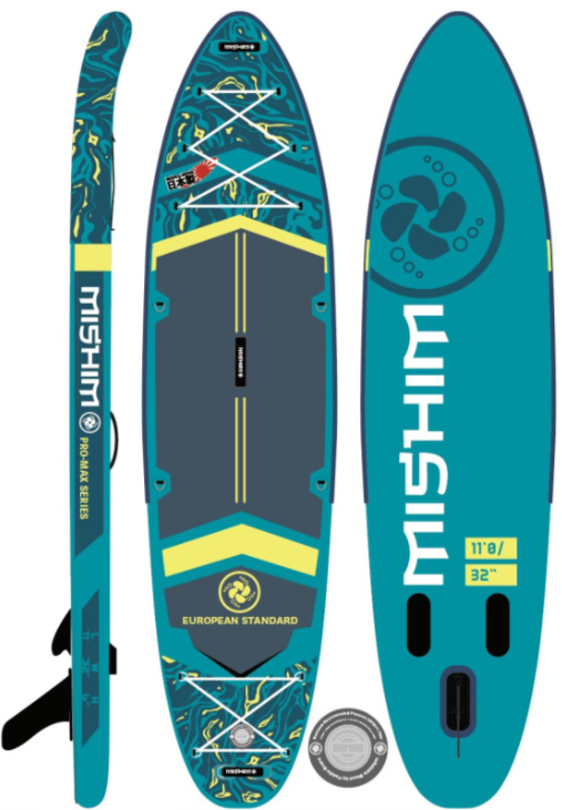 SUP (САП) Доска MISHIMO PRO-MAX Light Teal 11’ (335см) в Петрозаводске