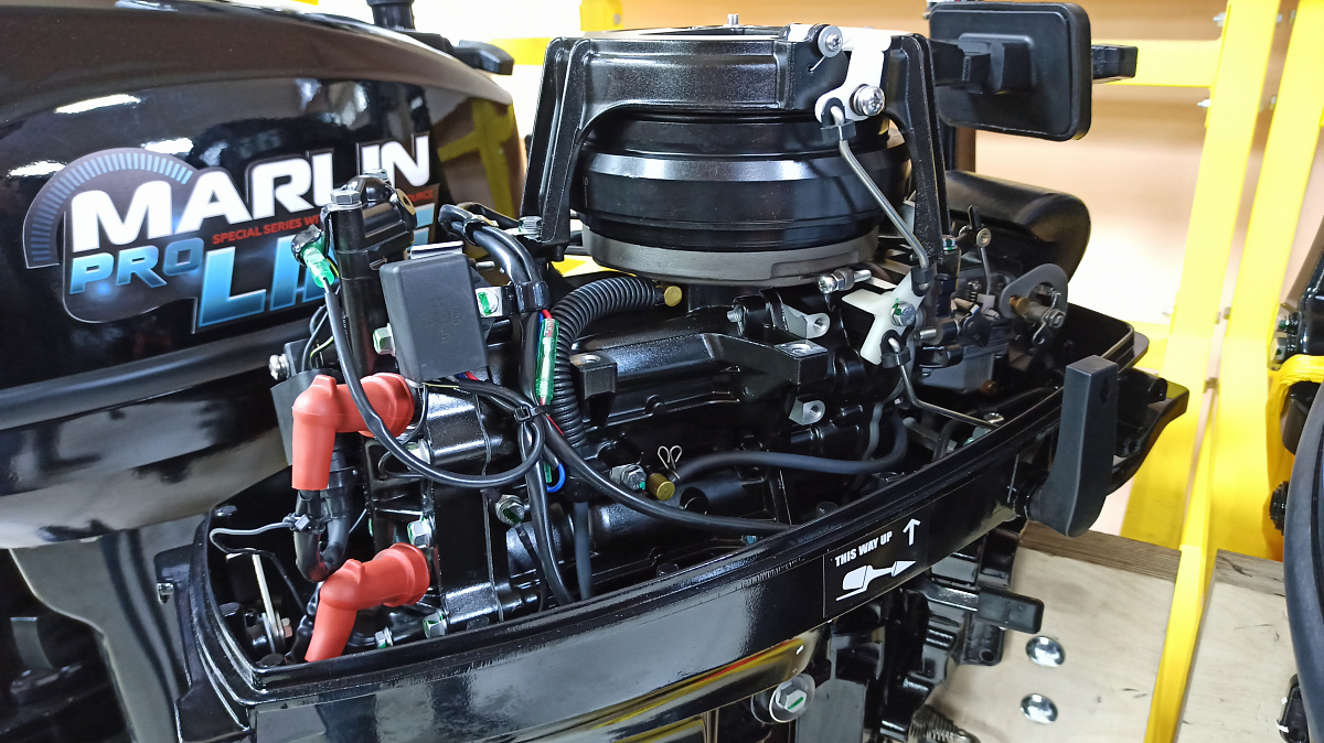 КОМПЛЕКТ Лодка MISHIMO PRO 350 + ЛОДОЧНЫЙ МОТОР MARLIN MP 9.9 (20) AMHS PRO в Петрозаводске