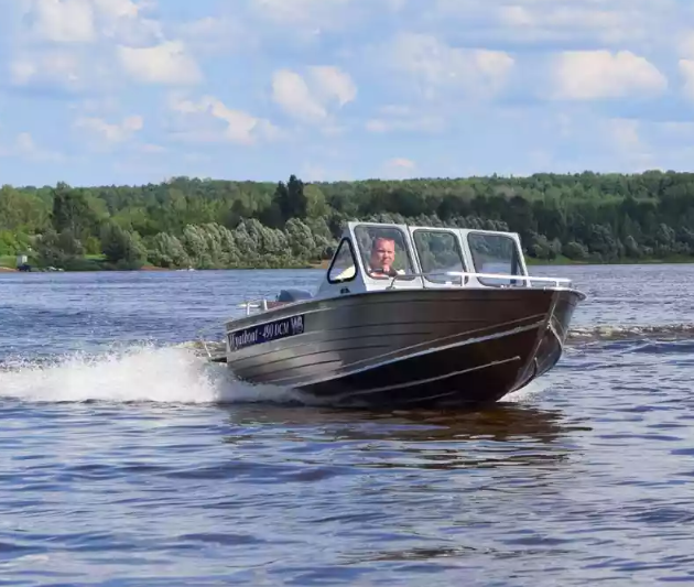 Алюминиевый катер Wyatboat-490 DCM Pro в Петрозаводске