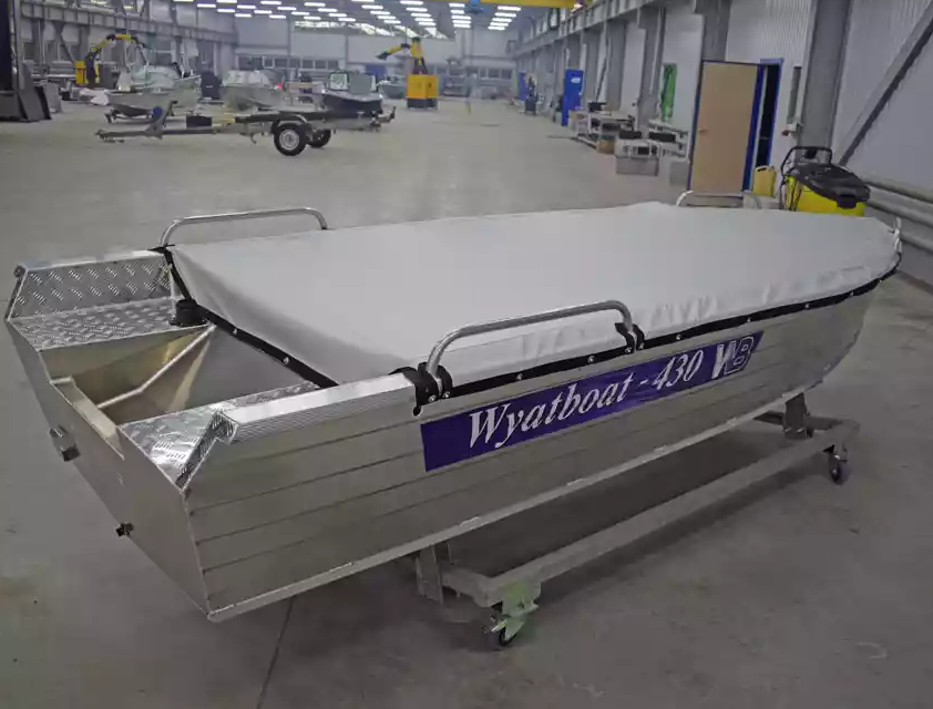 Алюминиевая лодка  Wyatboat-430 Р в Петрозаводске