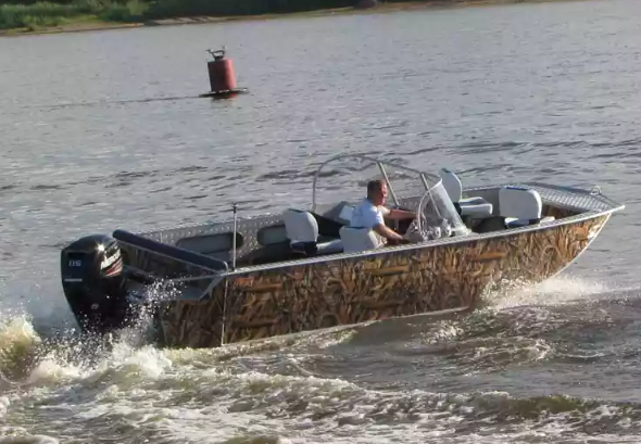 Алюминиевый катер Wyatboat-660 в Петрозаводске