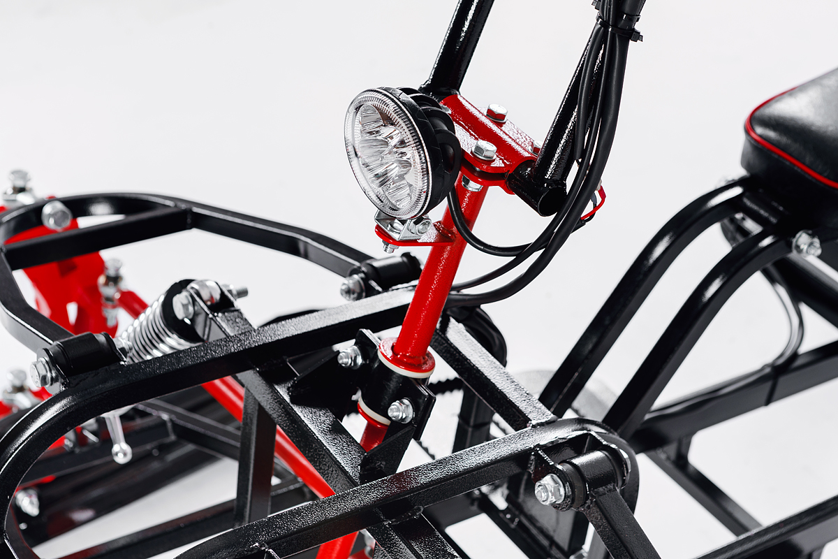 Лыжный модуль IKUDZO с подогревом ручек пластиковые лыжи в Петрозаводске