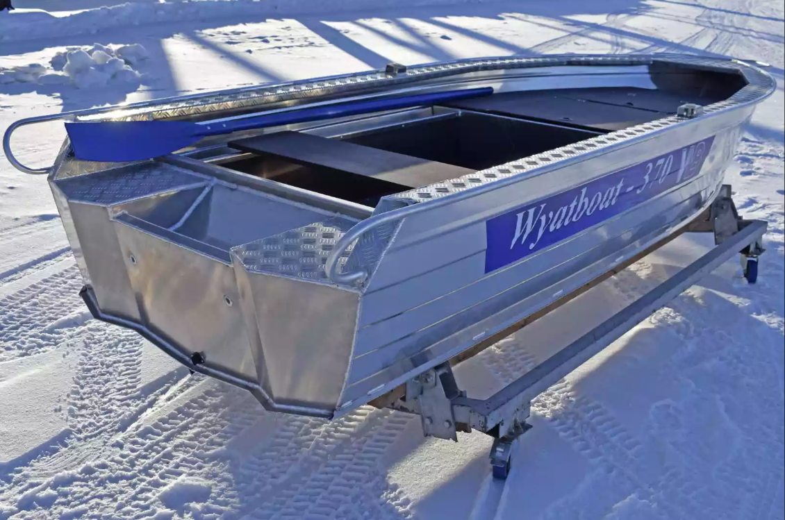 Алюминиевая лодка Wyatboat-370 Р FISH в Петрозаводске