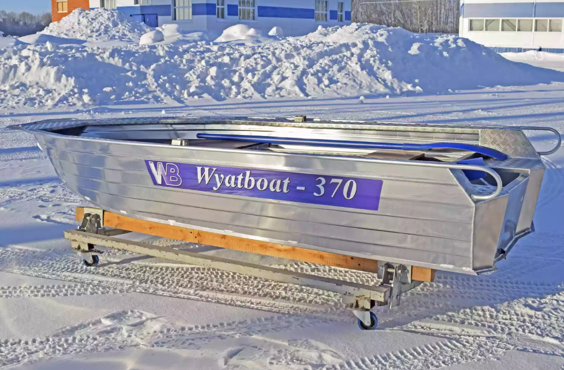 Алюминиевая лодка Wyatboat-370 Р FISH в Петрозаводске