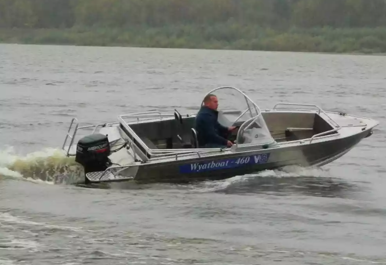 Алюминиевый катер Wyatboat-460 DCM в Петрозаводске