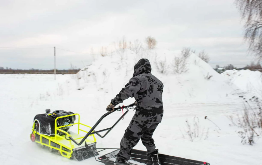 Мотобуксировщик Бурлак ХОЗЯИН-1 (капот ткань) в Петрозаводске