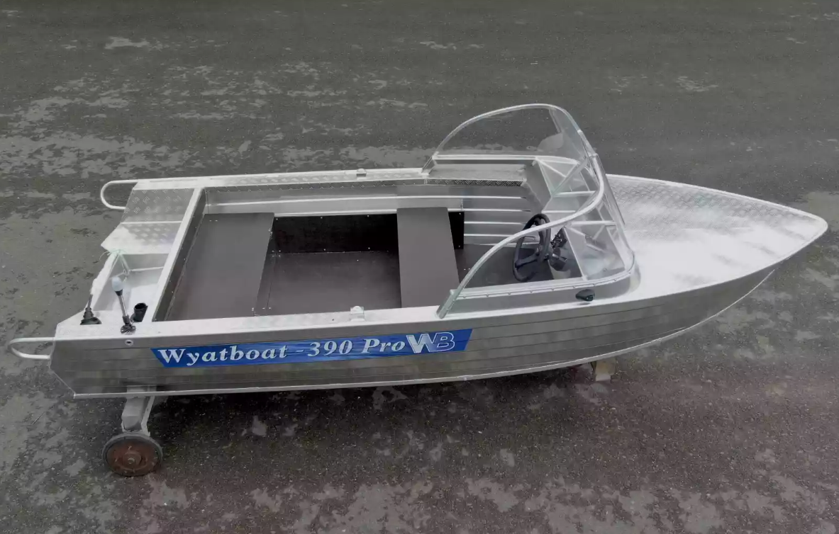 Алюминиевый катер Wyatboat-390 Pro в Петрозаводске