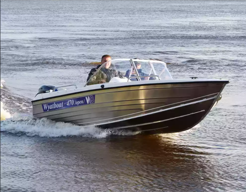Комбинированный катер Wyatboat-470 Open в Петрозаводске
