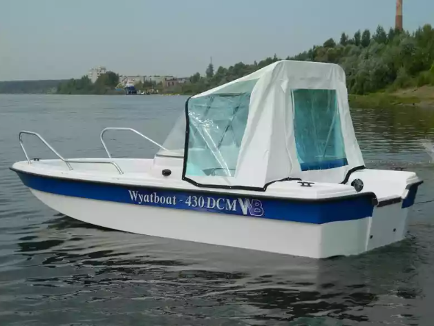 Стеклопластиковый катер Wyatboat-430 DCM (тримаран) в Петрозаводске