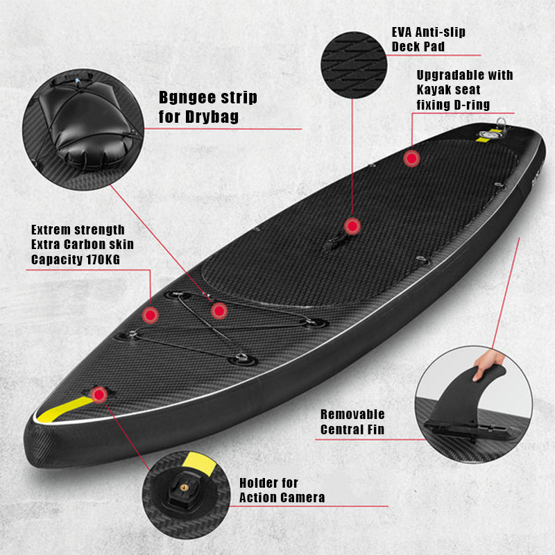 SUP (САП) ДОСКА MISHIMO CARBON DARKSIDE 11’ (335СМ) в Петрозаводске