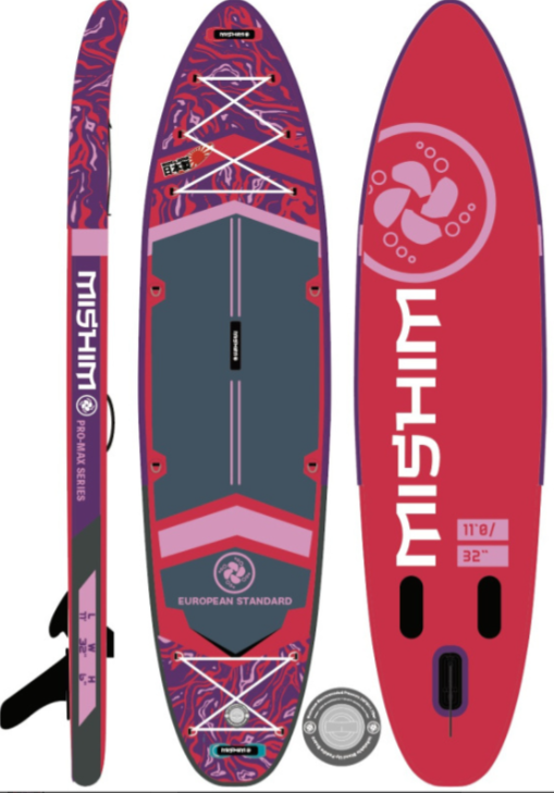 SUP (САП) Доска MISHIMO PRO-MAX Viva Magenta 10.8’ (330см) в Петрозаводске
