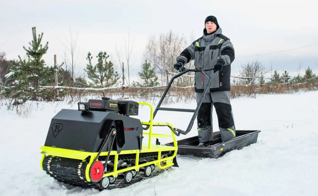 Мотобуксировщик Бурлак ХОЗЯИН-1 (капот ткань) в Петрозаводске