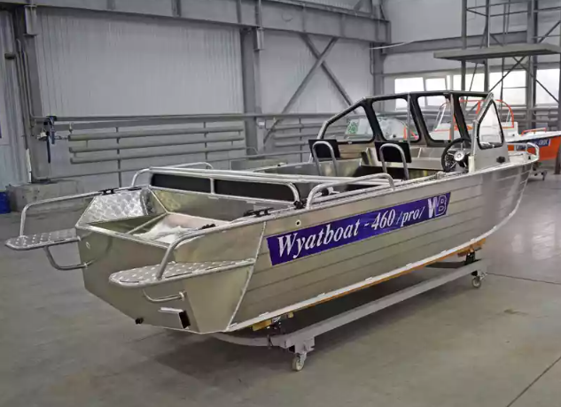Алюминиевый катер Wyatboat-460 DCM Pro в Петрозаводске