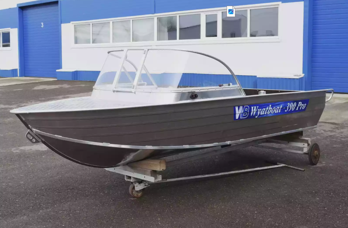 Алюминиевый катер Wyatboat-390 Pro в Петрозаводске