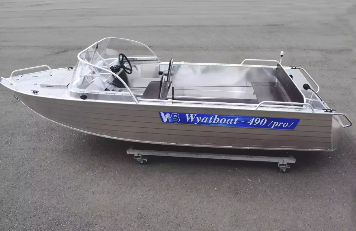 Алюминиевый катер Wyatboat-490 Pro в Петрозаводске