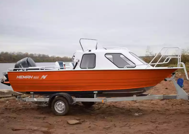 Алюминиевый катер Неман-500 (каютный) в Петрозаводске