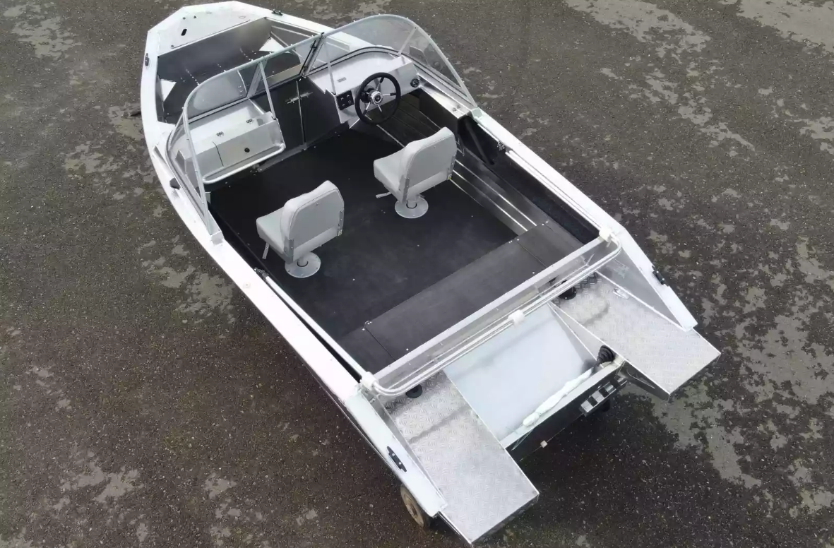 Алюминиевый катер Неман-450 DC NEW без покраски в Петрозаводске