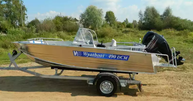 Алюминиевый катер Wyatboat-490 DCM в Петрозаводске