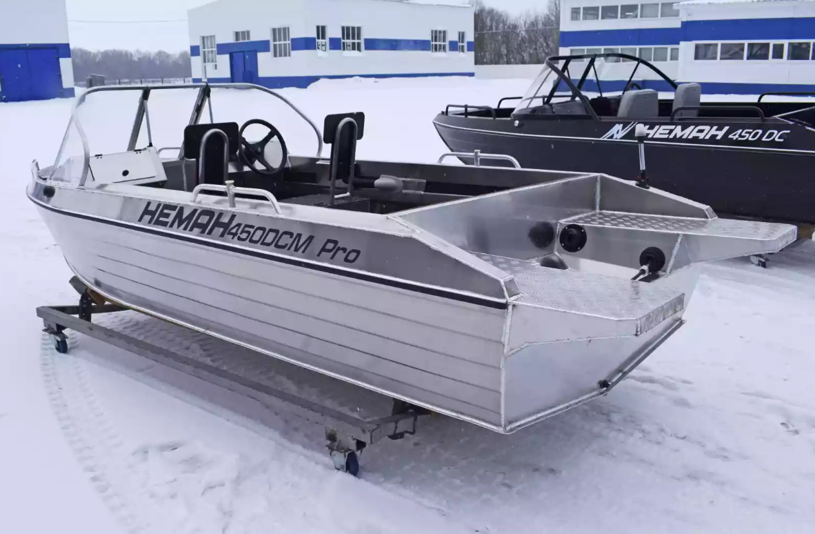 Алюминиевый катер Neman-450 DCM PRO в Петрозаводске