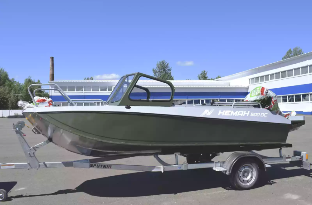 Алюминиевый катер Неман-500 DC Pro в Петрозаводске