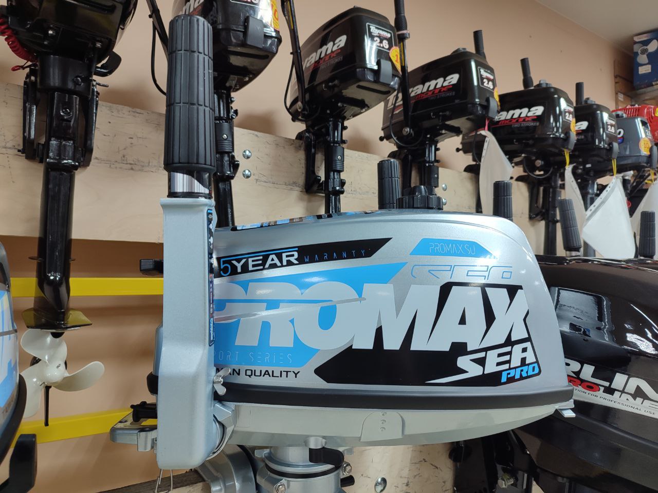 Лодочный мотор PROMAX SP5FHS (внешний бак 12 л) в Петрозаводске