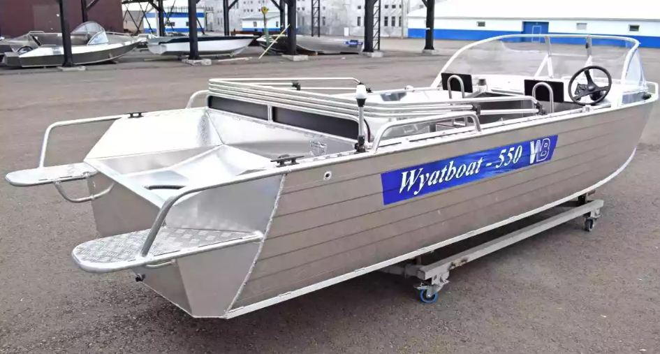 Алюминиевый катер Wyatboat-550 Pro в Петрозаводске