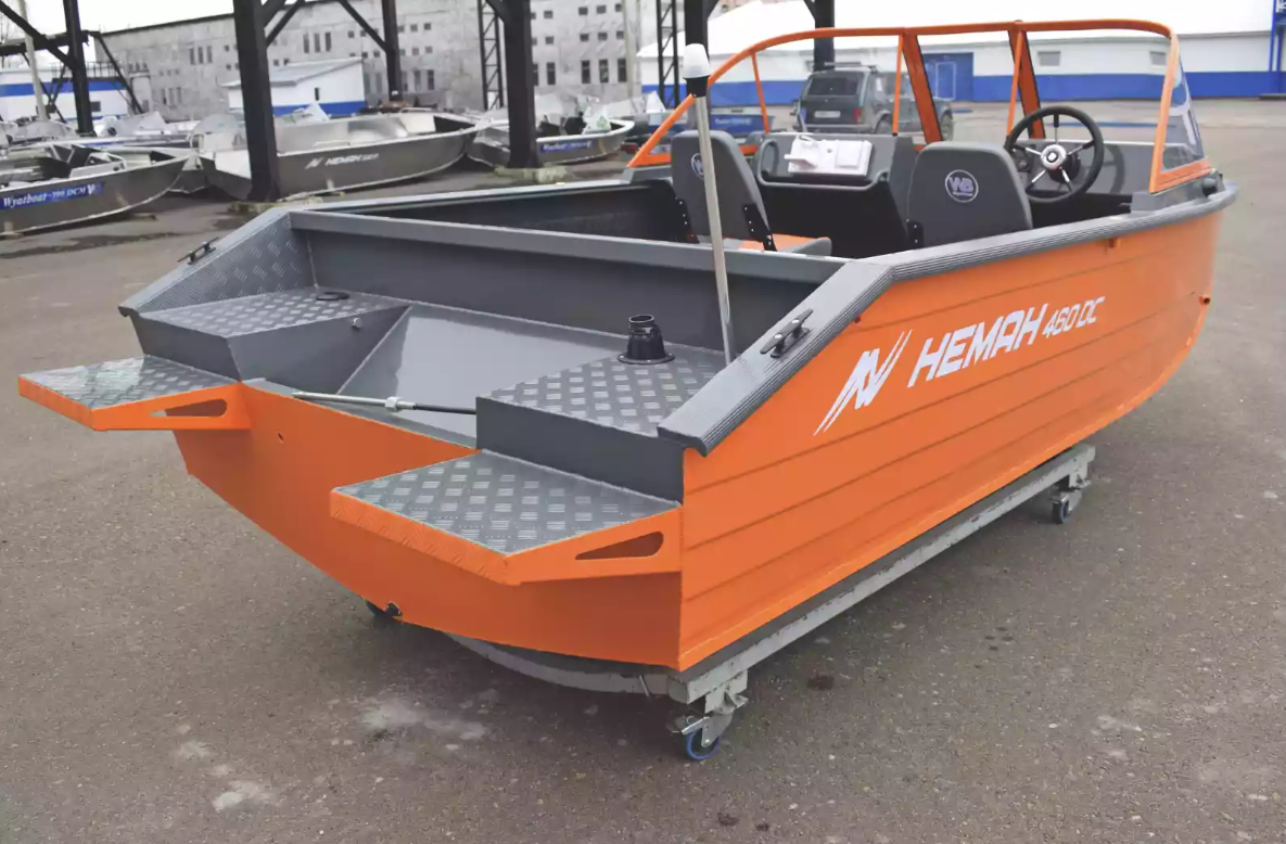 Алюминиевый катер Неман-480 DCM FISH в Петрозаводске