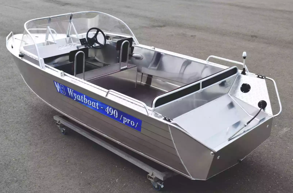 Алюминиевый катер Wyatboat-490 Pro в Петрозаводске