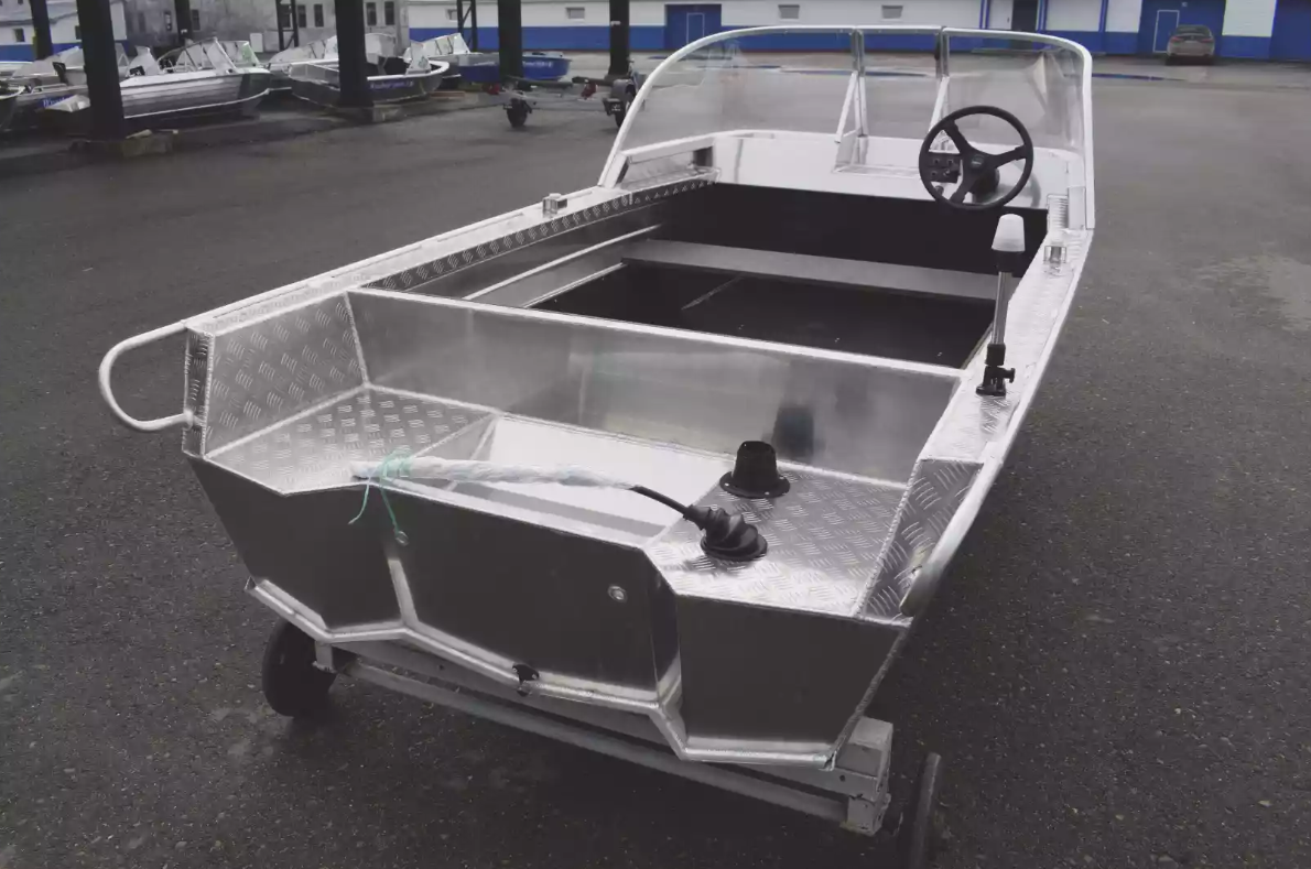Алюминиевый катер Wyatboat-390 Pro в Петрозаводске