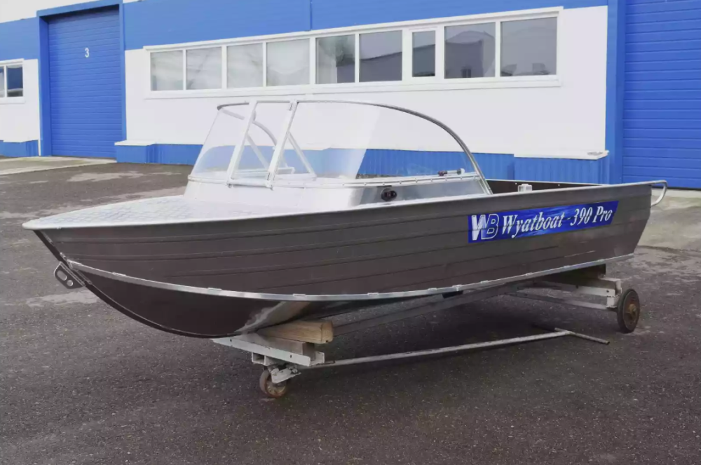 Алюминиевая лодка Wyatboat-390 Pro в Петрозаводске