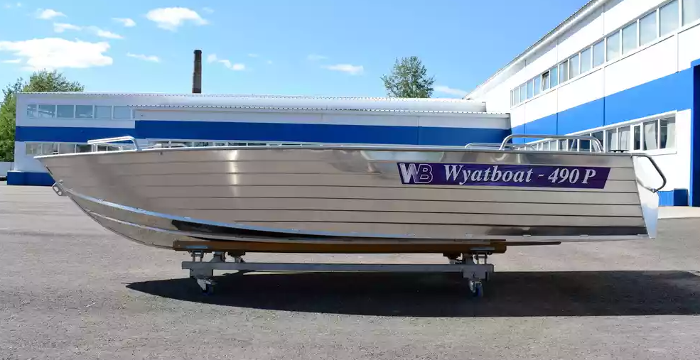 Алюминиевая лодка Wyatboat-490 P в Петрозаводске