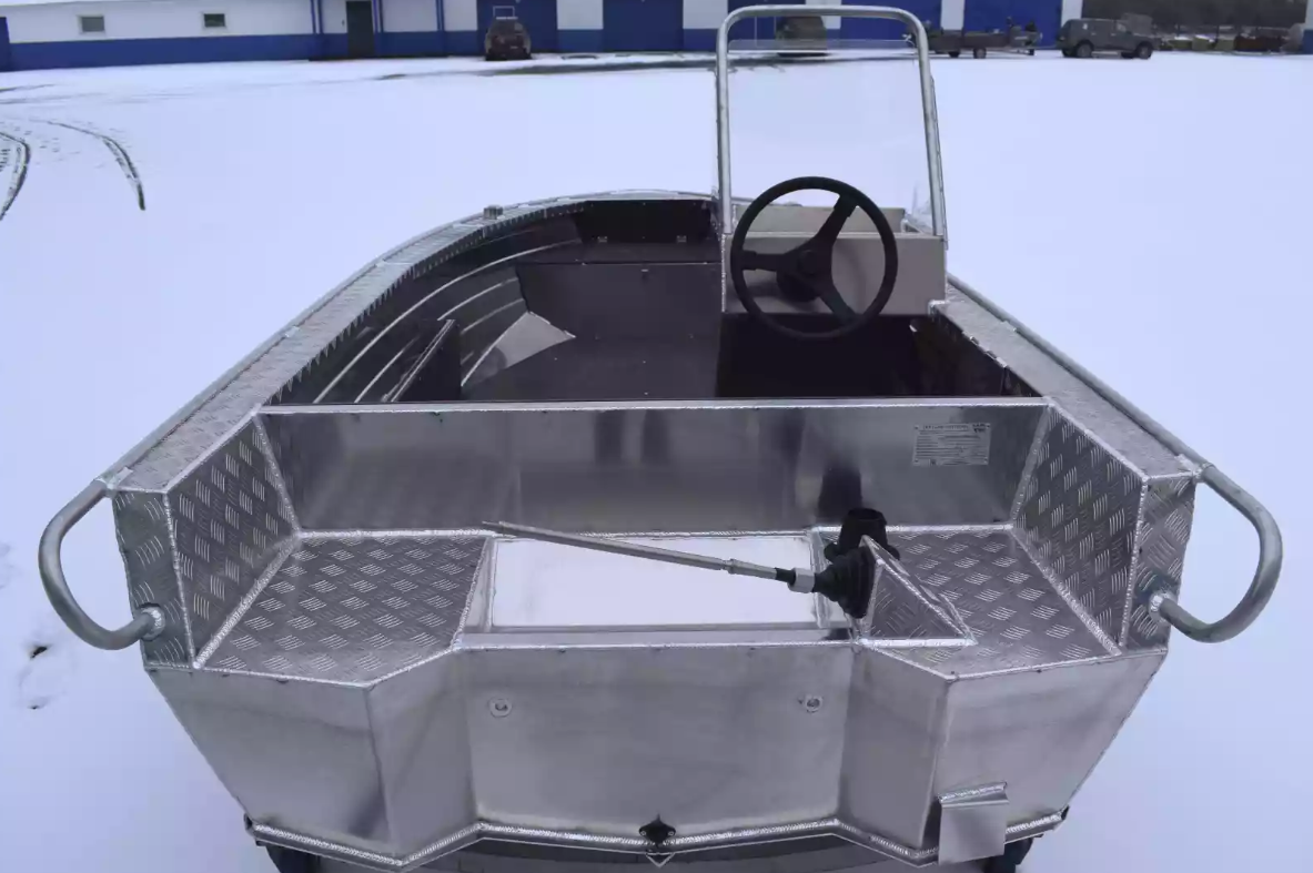 Алюминиевый катер Wyatboat-390 C в Петрозаводске