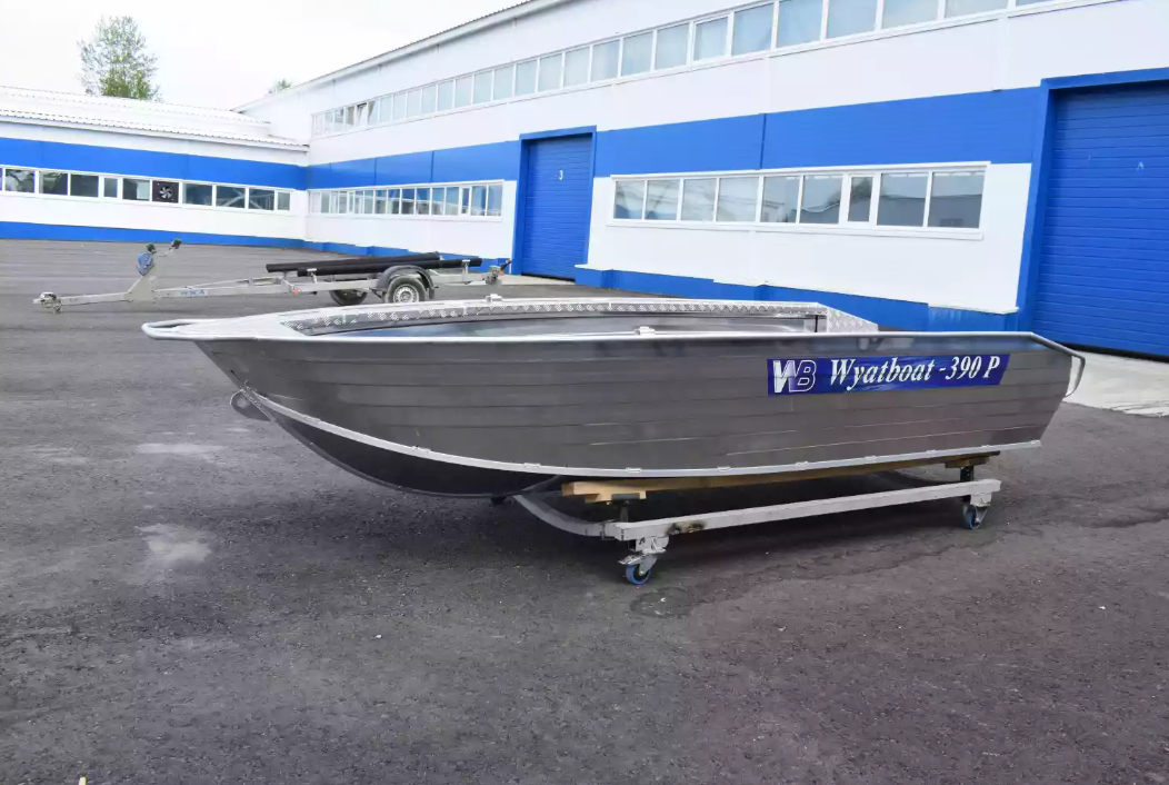 Алюминиевая лодка Wyatboat-390Р Увеличенный борт в Петрозаводске
