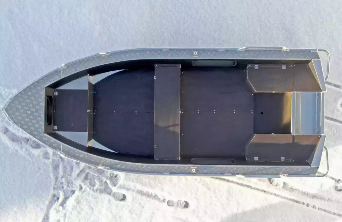 Алюминиевая лодка Wyatboat-370 в Петрозаводске