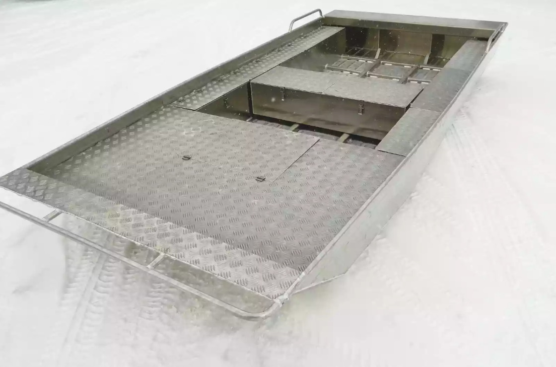 Алюминиевая лодка Wyatboat-390 Jonboat в Петрозаводске