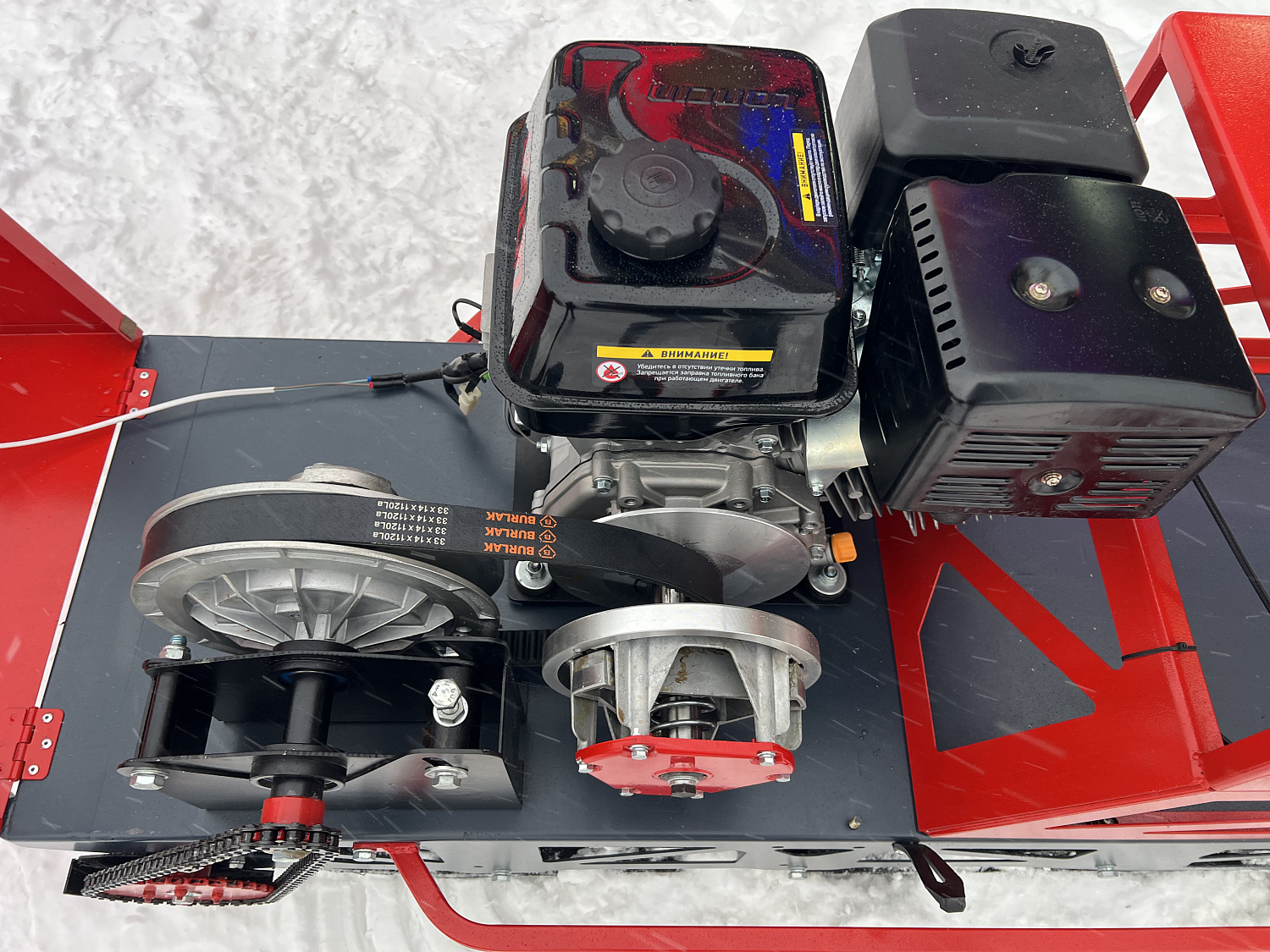 Мотобуксировщик EX-MOTO SNOWDOG S500 15л.с в Петрозаводске